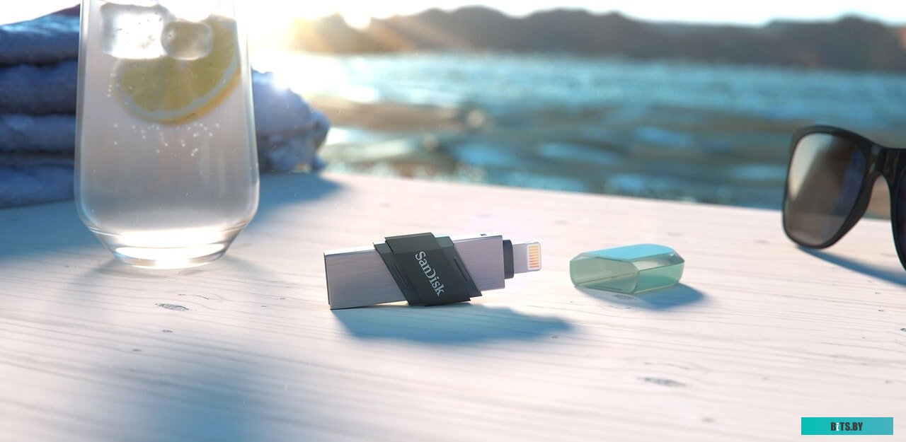 USB накопитель (Флешка) SanDisk iXpand Flip 256GB <SDIX90N-256G-GN6NE>