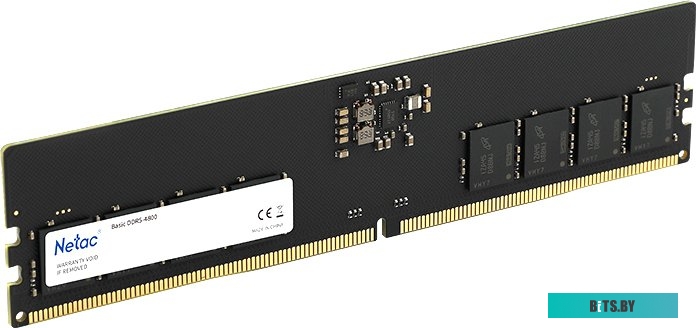 Оперативная память Netac Basic 8ГБ DDR5 4800 МГц NTBSD5P48SP-08