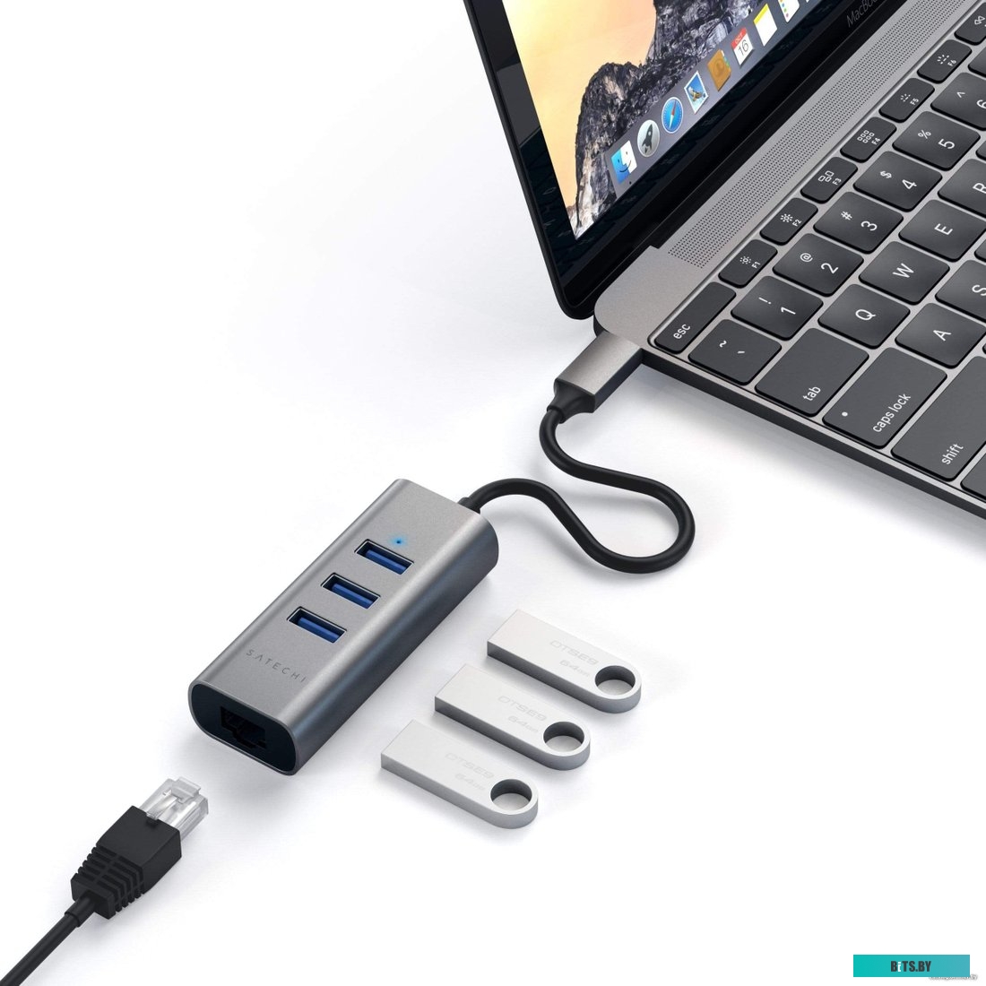 USB-хаб Satechi ST-TC2N1USB31AM