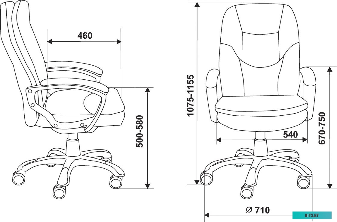 Офисное кресло (Стул) Бюрократ CH-868N OR-10 (темно-коричневый) <CH-868N/COFFEE>