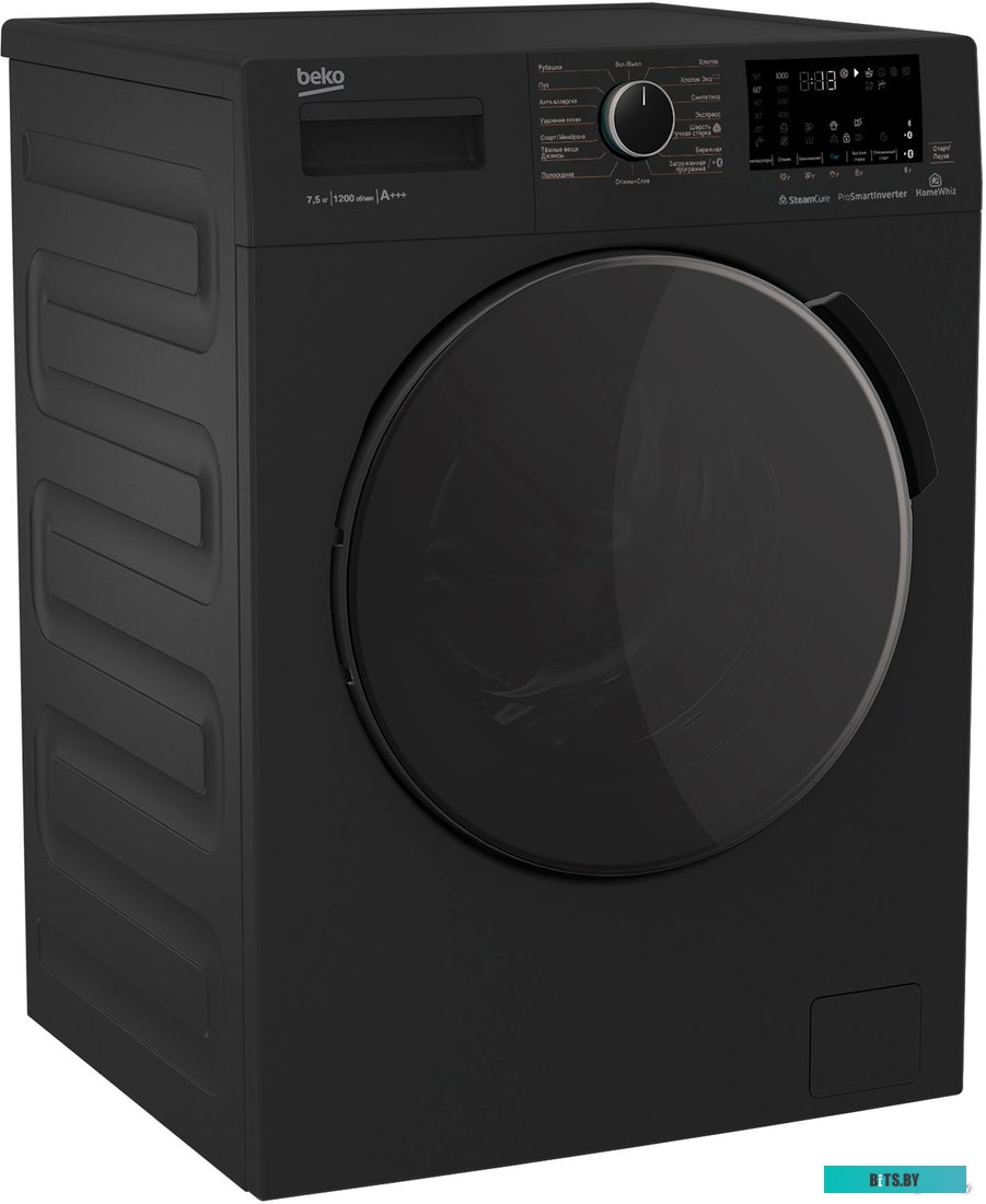 WSPE7H616A Стиральная машина Beko WSPE7H616A класс: A+++ загр.фронтальная макс.:7.5кг антрацит