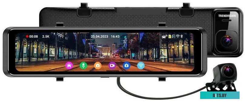 TVMR1100 Видеорегистратор TrendVision MR-1100,  черный
