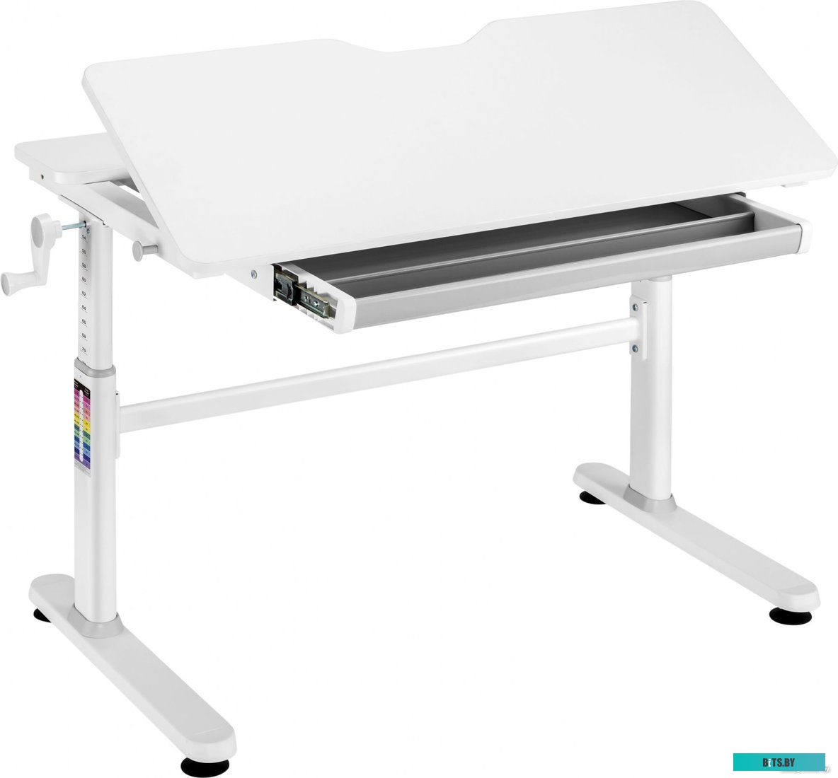 CS-KD01-LGY Стол детский Cactus CS-KD01-LGY столешница МДФ светло-серый 100x80x60см