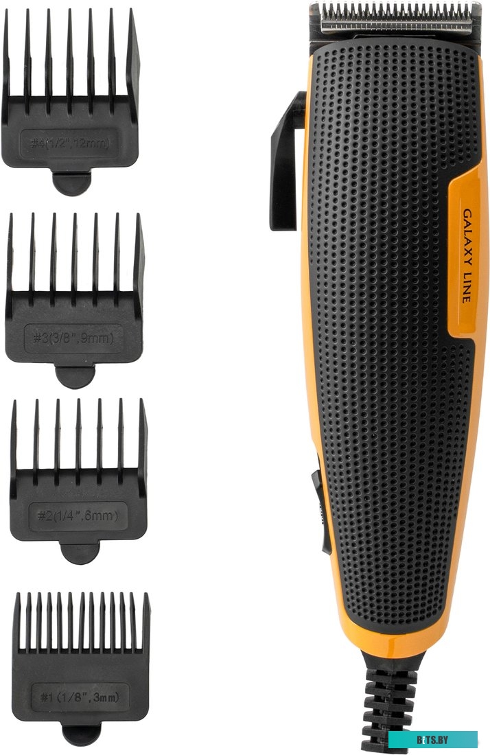 ГЛ4110Л Машинка для стрижки GALAXY LINE GL4110 черный/оранжевый [гл4110л]