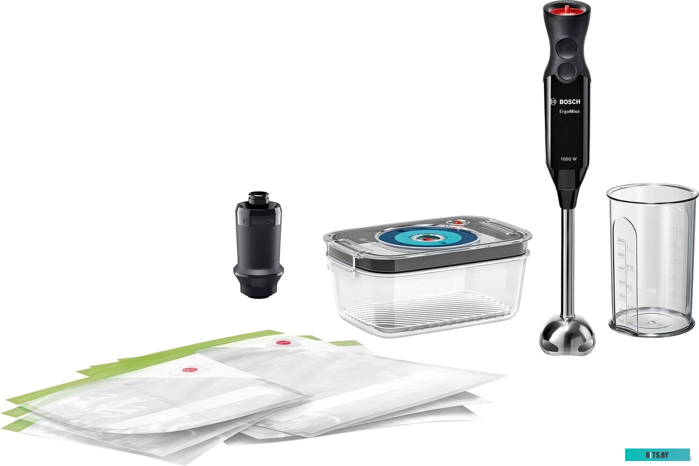 MS6CB61V1 Блендер погружной Bosch ErgoMixx MS6CB61V1 1000Вт черный