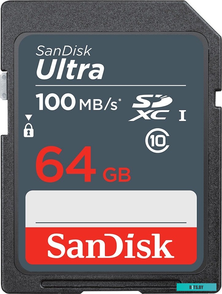 Карта памяти SanDisk Ultra SDXC SDSDUNR-064G-GN3IN 64GB