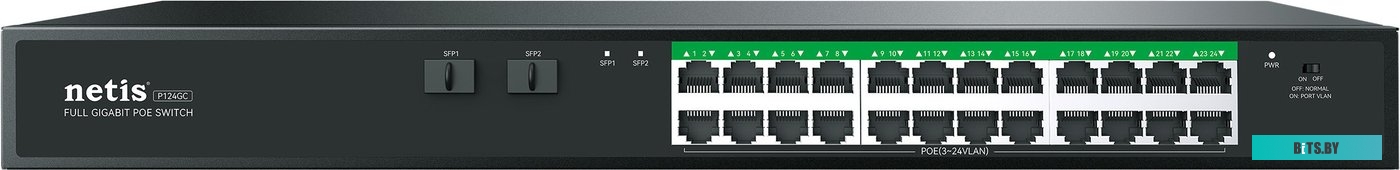 Коммутатор Netis P124GC, неуправляемый