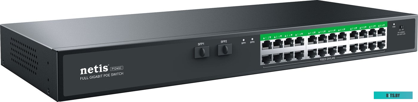 Коммутатор Netis P124GC, неуправляемый