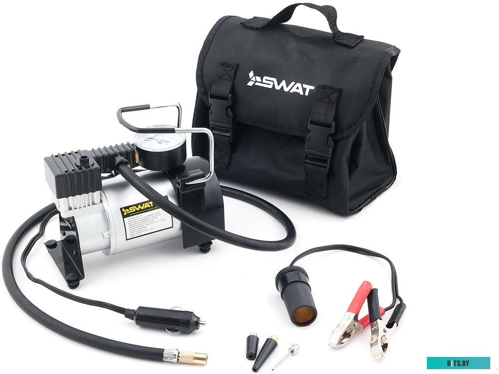 SWAT SWT-206 Автомобильный компрессор Swat SWT-206 60л/мин шланг 1м