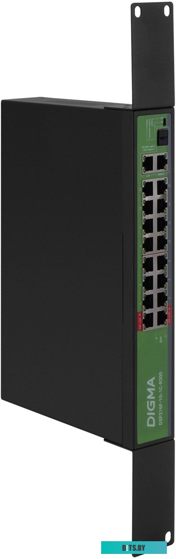 Коммутатор Digma DSP216F-1G-1C-R300