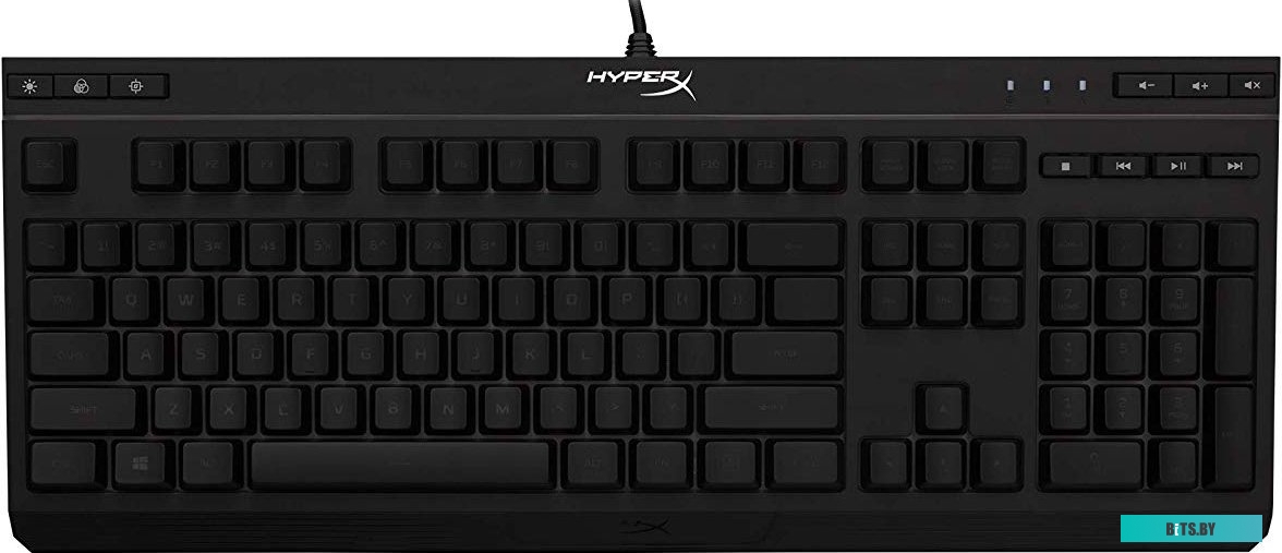 4P4F5AA#ABA Клавиатура HyperX Alloy Core RGB черный USB Multimedia for gamer LED (4P4F5AA#ABA)