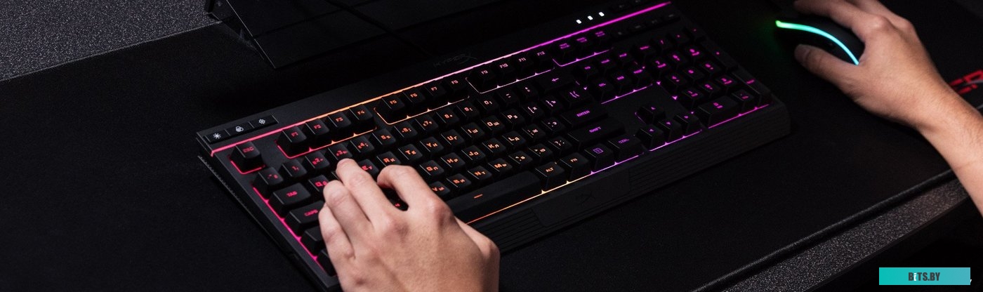 4P4F5AA#ABA Клавиатура HyperX Alloy Core RGB черный USB Multimedia for gamer LED (4P4F5AA#ABA)