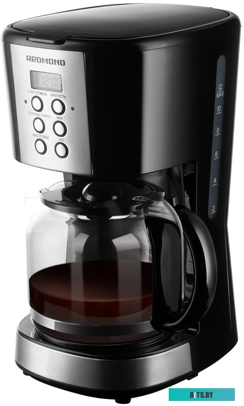 RCM-M1529 Кофеварка капельная Red Solution RCM-M1529 900Вт черный/серебристый
