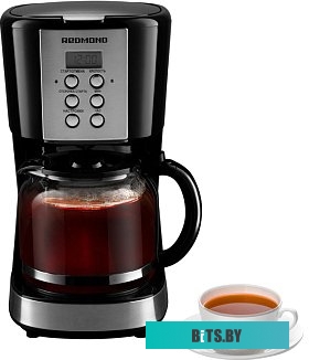 RCM-M1529 Кофеварка капельная Red Solution RCM-M1529 900Вт черный/серебристый