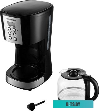 RCM-M1529 Кофеварка капельная Red Solution RCM-M1529 900Вт черный/серебристый