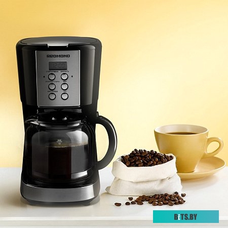 RCM-M1529 Кофеварка капельная Red Solution RCM-M1529 900Вт черный/серебристый