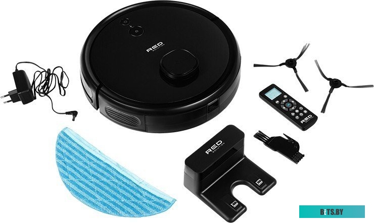 RV-RL6000S Пылесос-робот Red Solution RV-RL6000S 35Вт черный/черный