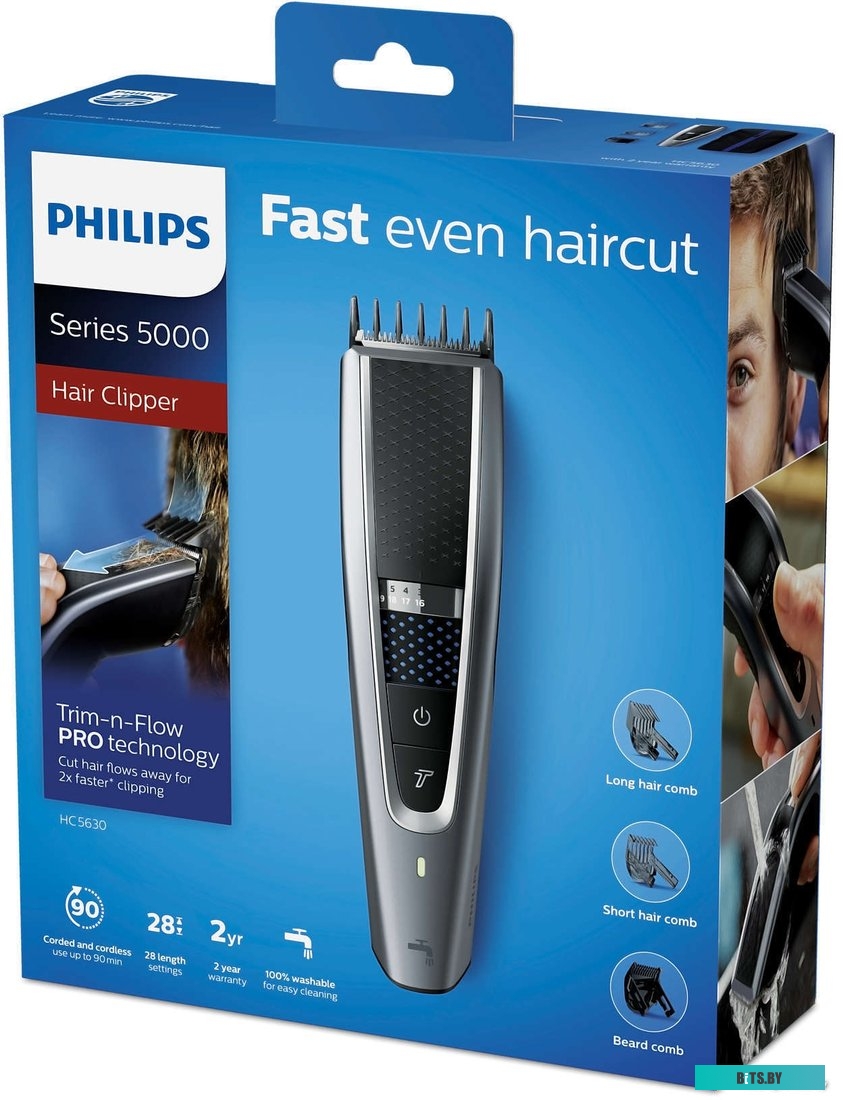 HC5630/15 Машинка для стрижки PHILIPS HC5630/15 черный