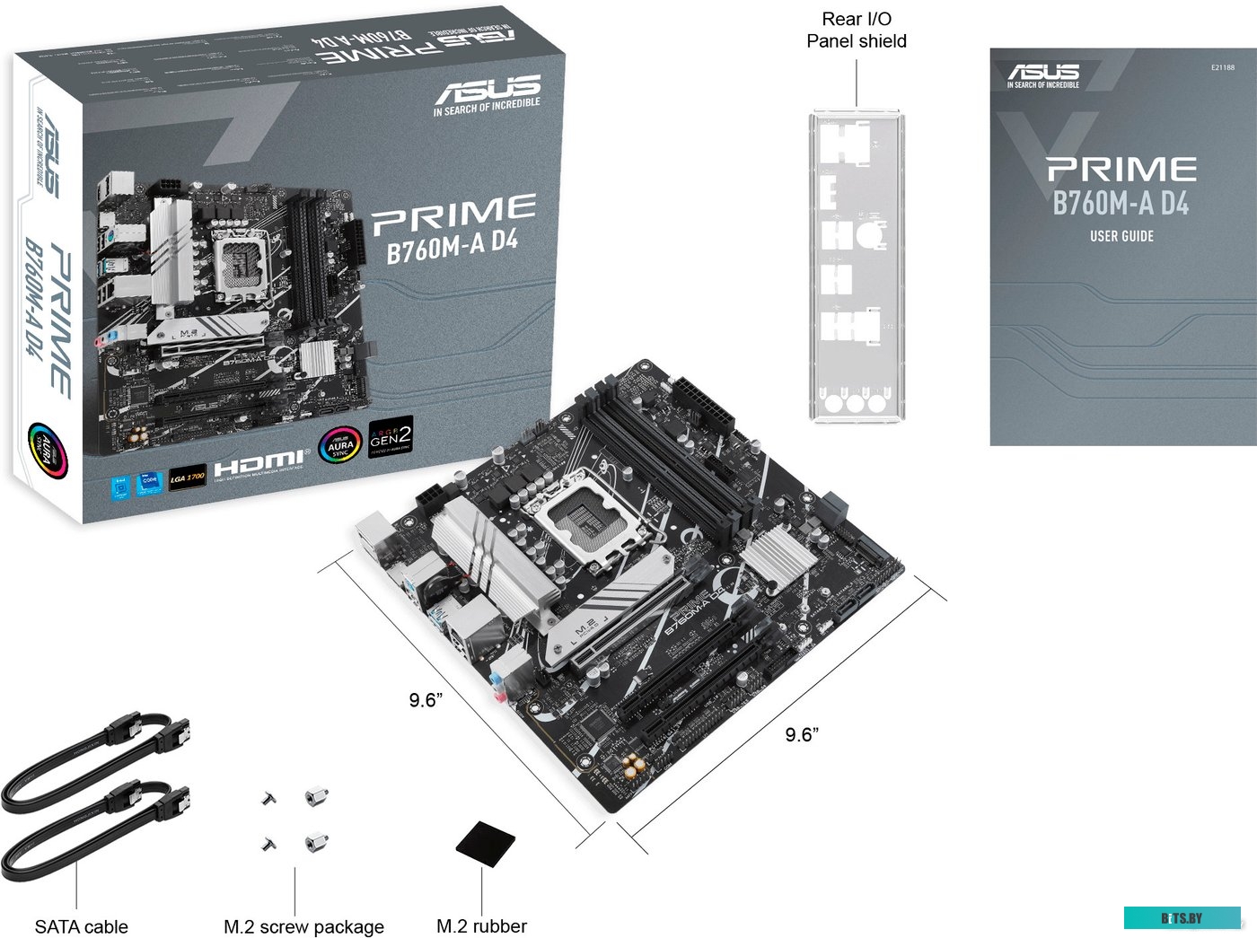 Материнская плата ASUS Prime B760M-A D4-CSM