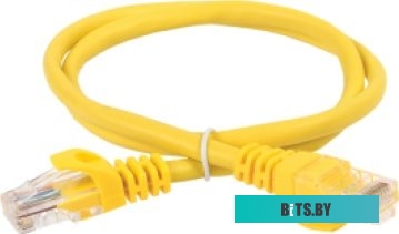 Патч-корд ITK Generica PC05-C5EU-3M-G U/UTP не экранированный RJ-45 вил.-вилка RJ-45 кат.5E 3м желтый ПВХ