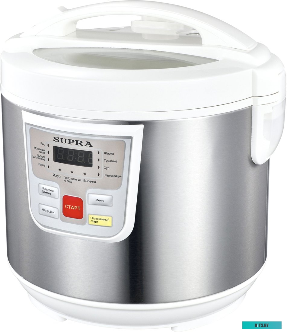 MCS-4114 Мультиварка Supra MCS-4114 серебристый/белый