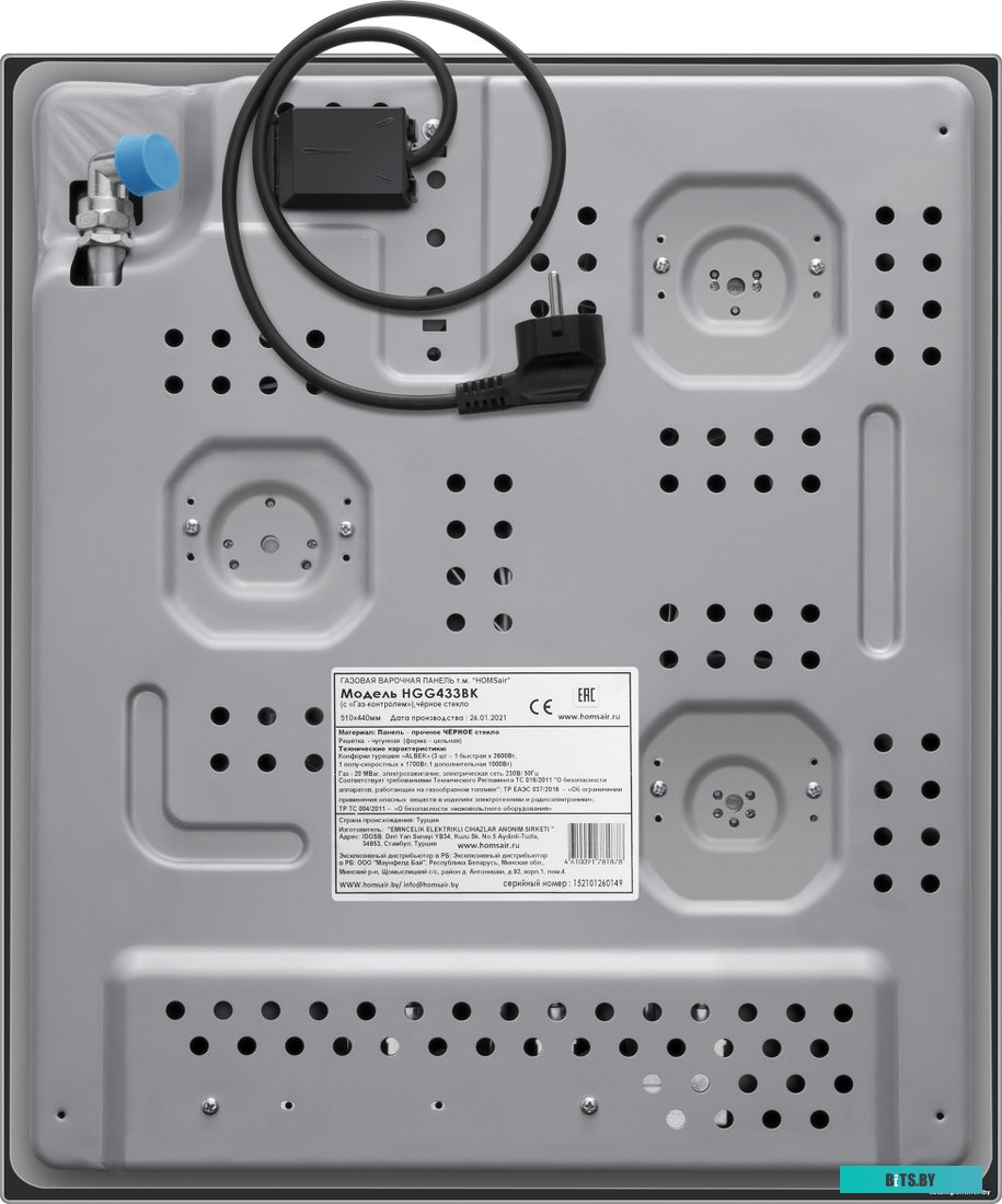 КА-00012980 Духовой шкаф Газовый Maunfeld EOGC604S нержавеющая сталь