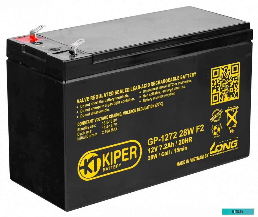 Аккумулятор для ИБП Kiper GP-1272 28W F2 (12В/7.2 А·ч) <8268>
