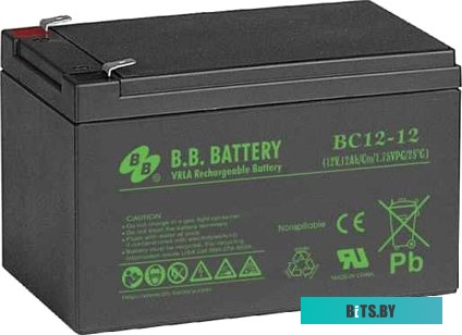 Аккумулятор для ИБП B.B. Battery BC12-12 (12В/12 А·ч)