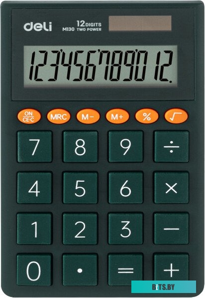Калькулятор карманный Deli EM130GREEN