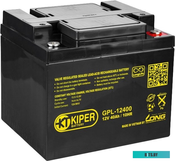 Аккумулятор для ИБП Kiper GPL-12400 (12В/40 А·ч) <8275>