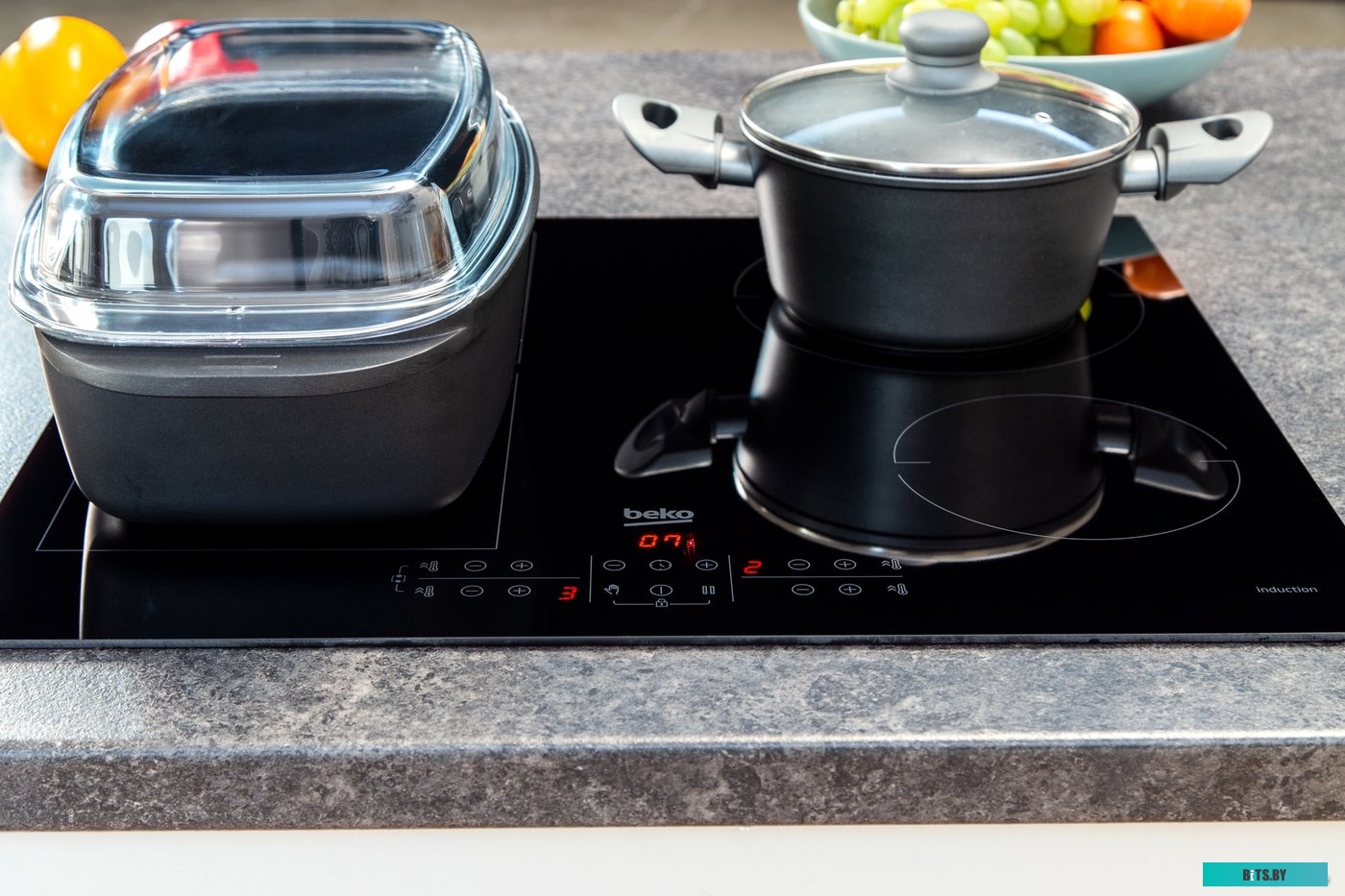 HII64200FMT Индукционная варочная поверхность Beko HII64200FMT черный