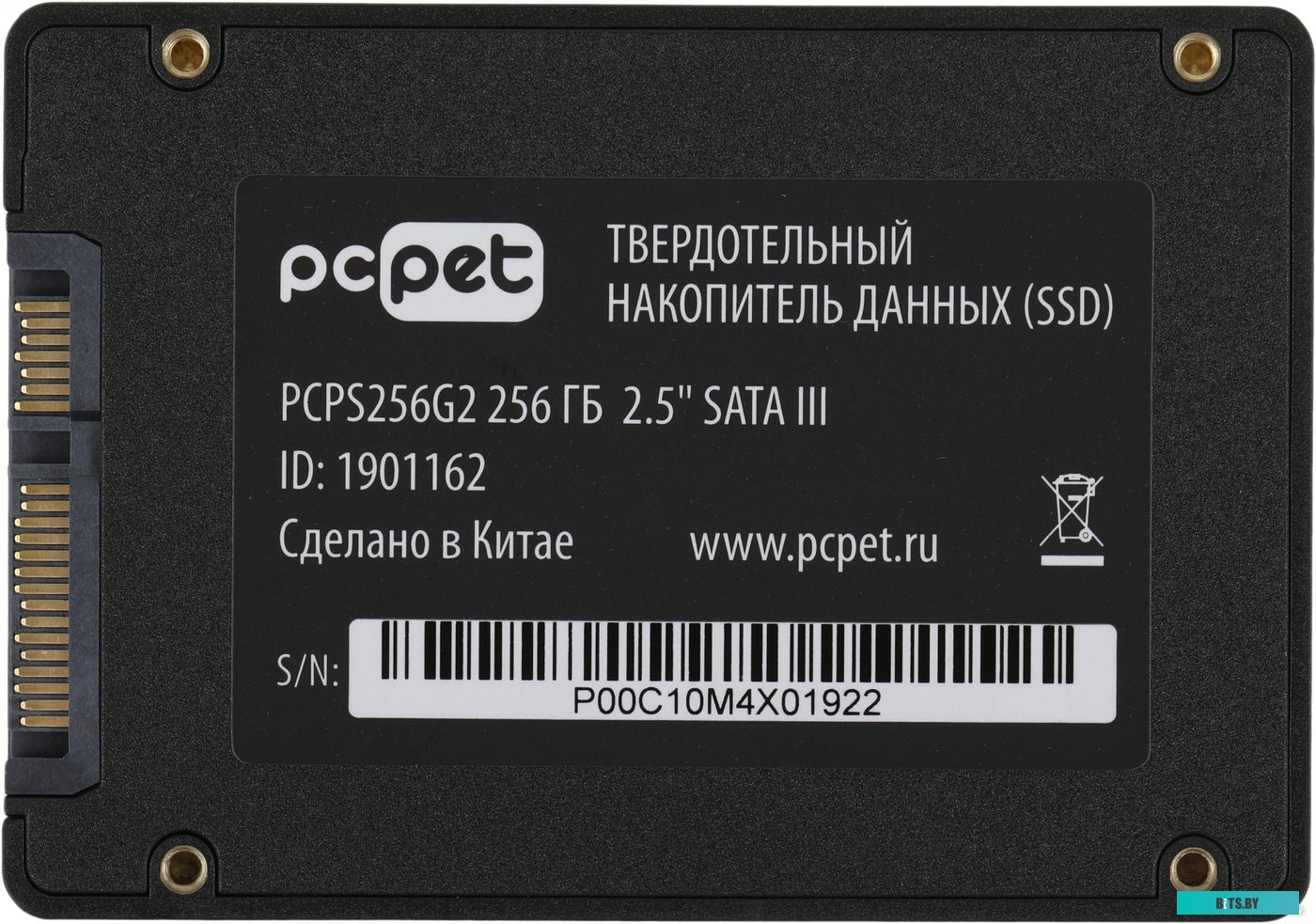 SSD накопитель PC Pet 256GB PCPS256G2