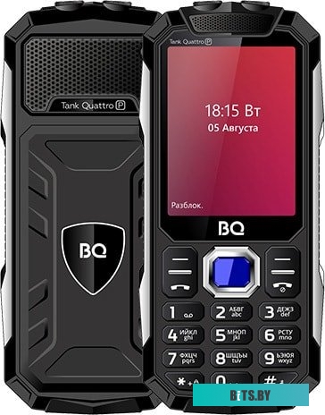 Мобильный телефон BQ-Mobile BQ-2817 Tank Quattro Power (черный)