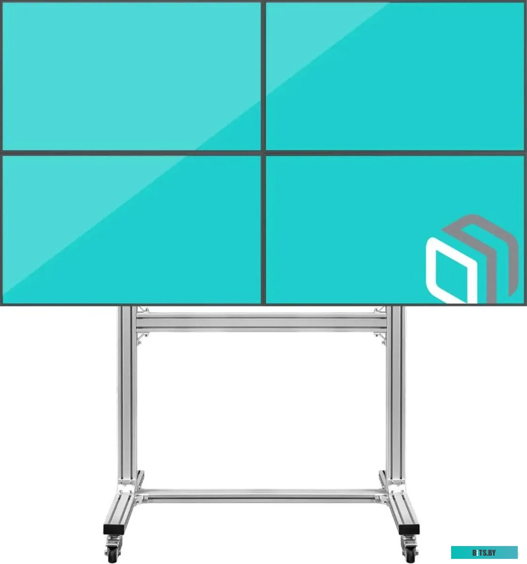 Подставка для телевизора Onkron FSPRO2L-22 черный 40"-55" макс.200кг напольный мобильный