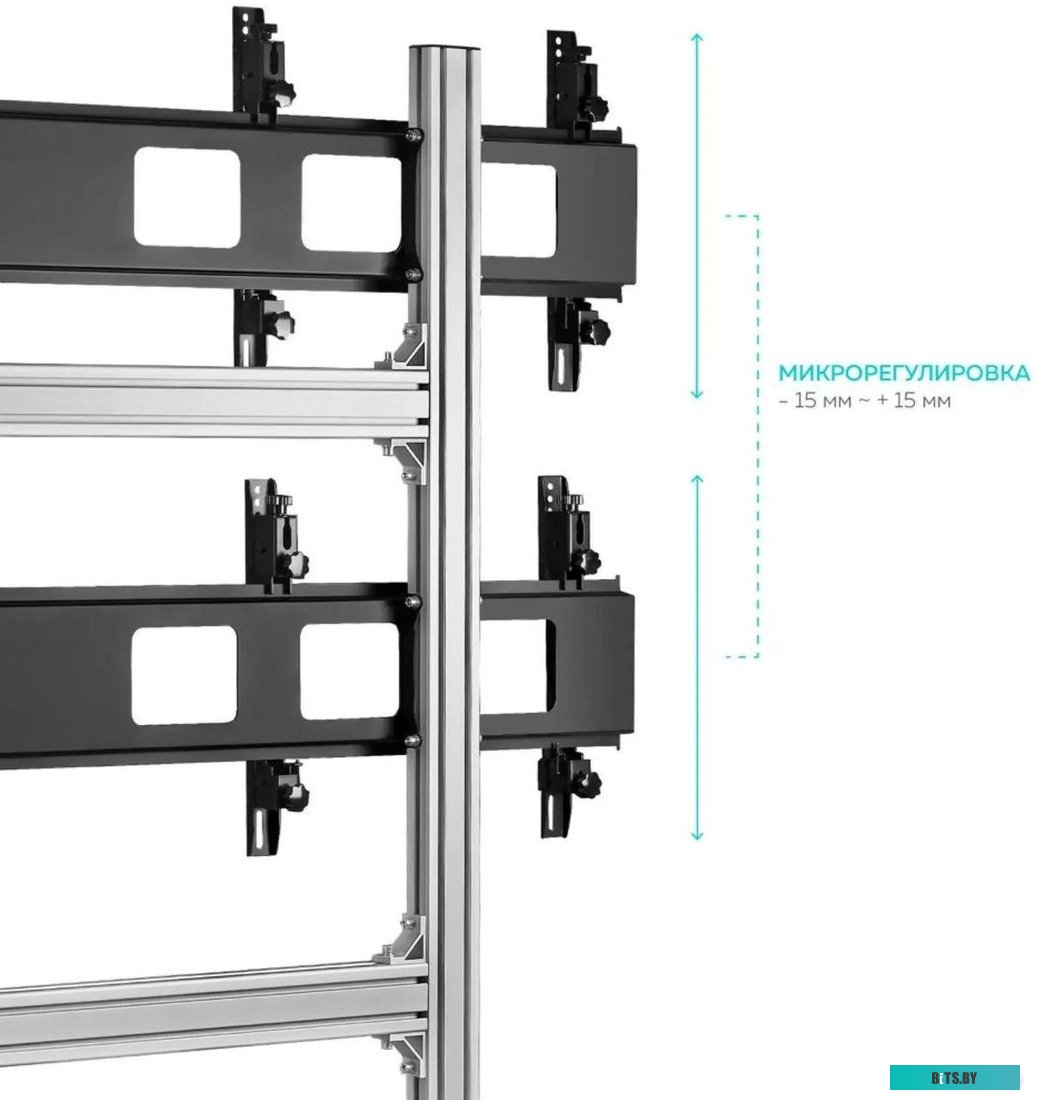 Подставка для телевизора Onkron FSPRO2L-22 черный 40"-55" макс.200кг напольный мобильный