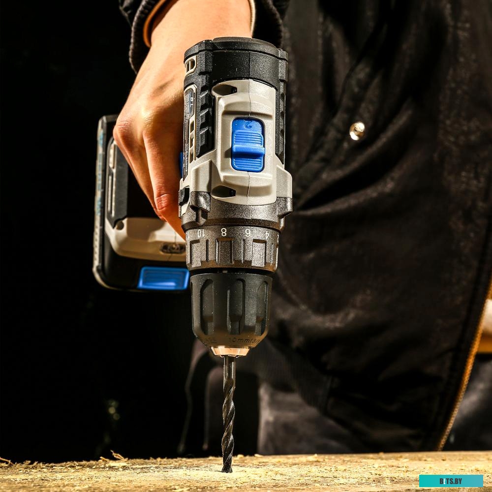 Дрель-шуруповерт Deko Sharker 063-4037 (с 1-им АКБ)