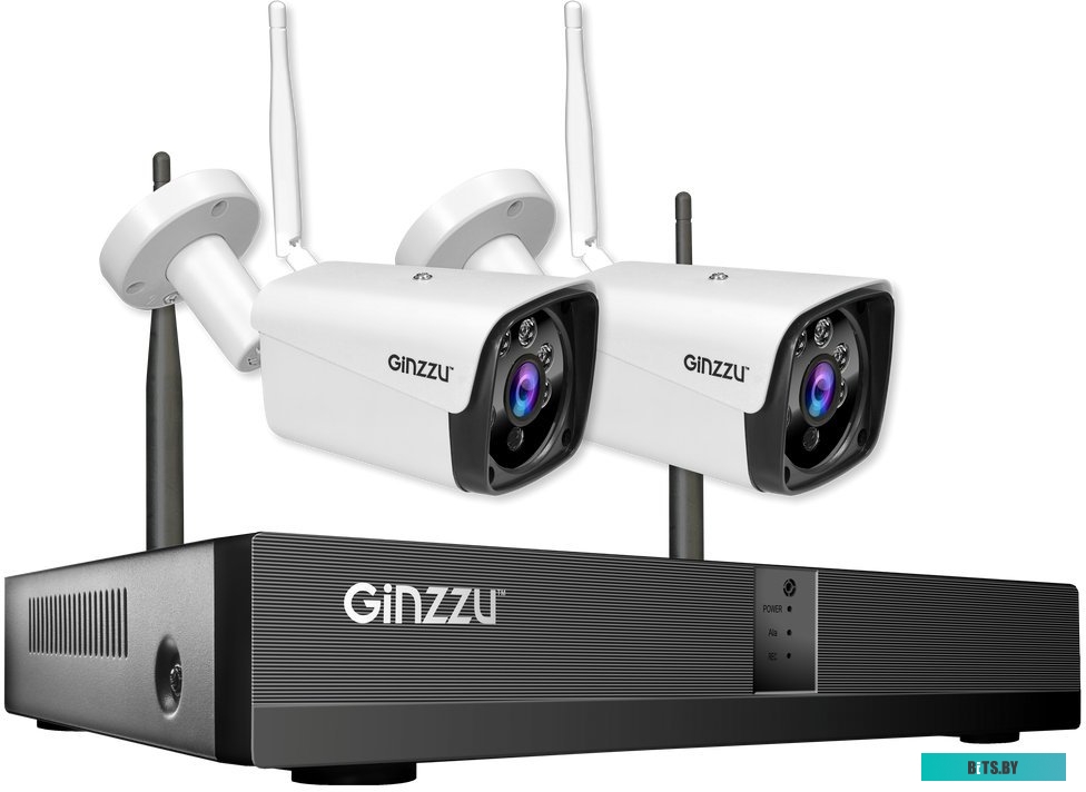 Комплект видеонаблюдения Ginzzu HK-4203W