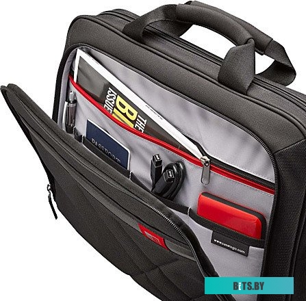 Case Logic "DLC115 Laptop Case for 15.6""/ Polyester/ Black/ (38.5 x 4.4 x 26.7 cm)"
