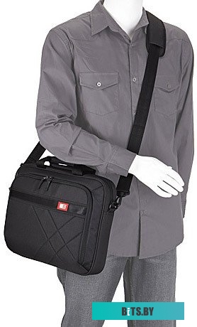 Case Logic "DLC115 Laptop Case for 15.6""/ Polyester/ Black/ (38.5 x 4.4 x 26.7 cm)"