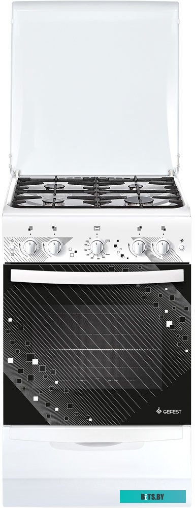 ПГ 5100-02 0009 Плита Газовая Gefest ПГ 5100-02 0009 белый реш.чугун