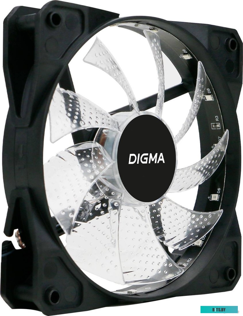 Вентилятор охлаждения Digma DFAN-FRGB2 100051129064