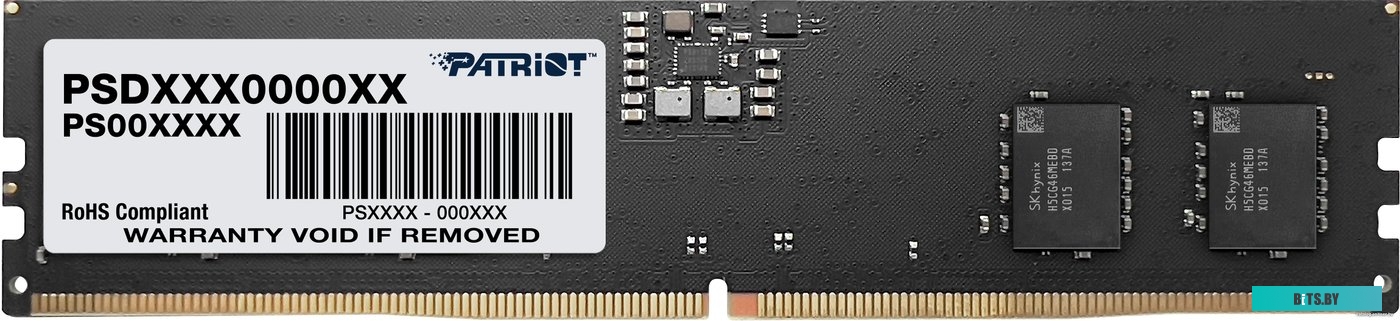 Оперативная память Patriot Signature Line 32ГБ DDR5 4800 МГц PSD532G48002