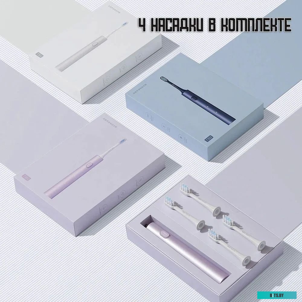 BHR7595GL Электрическая зубная щетка Xiaomi Electric Toothbrush T302 (Silver Gray) (BHR7595GL)