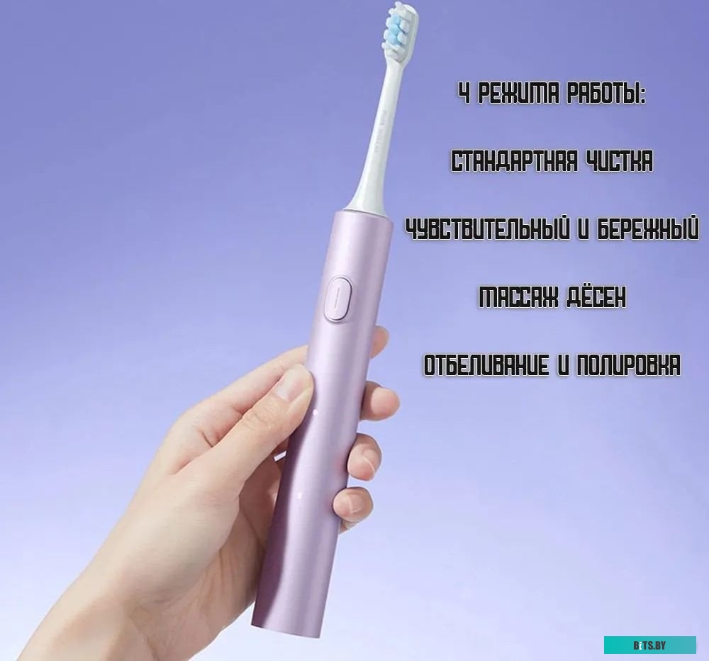 BHR7595GL Электрическая зубная щетка Xiaomi Electric Toothbrush T302 (Silver Gray) (BHR7595GL)