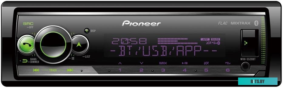 USB-магнитола Pioneer MVH-S520BT