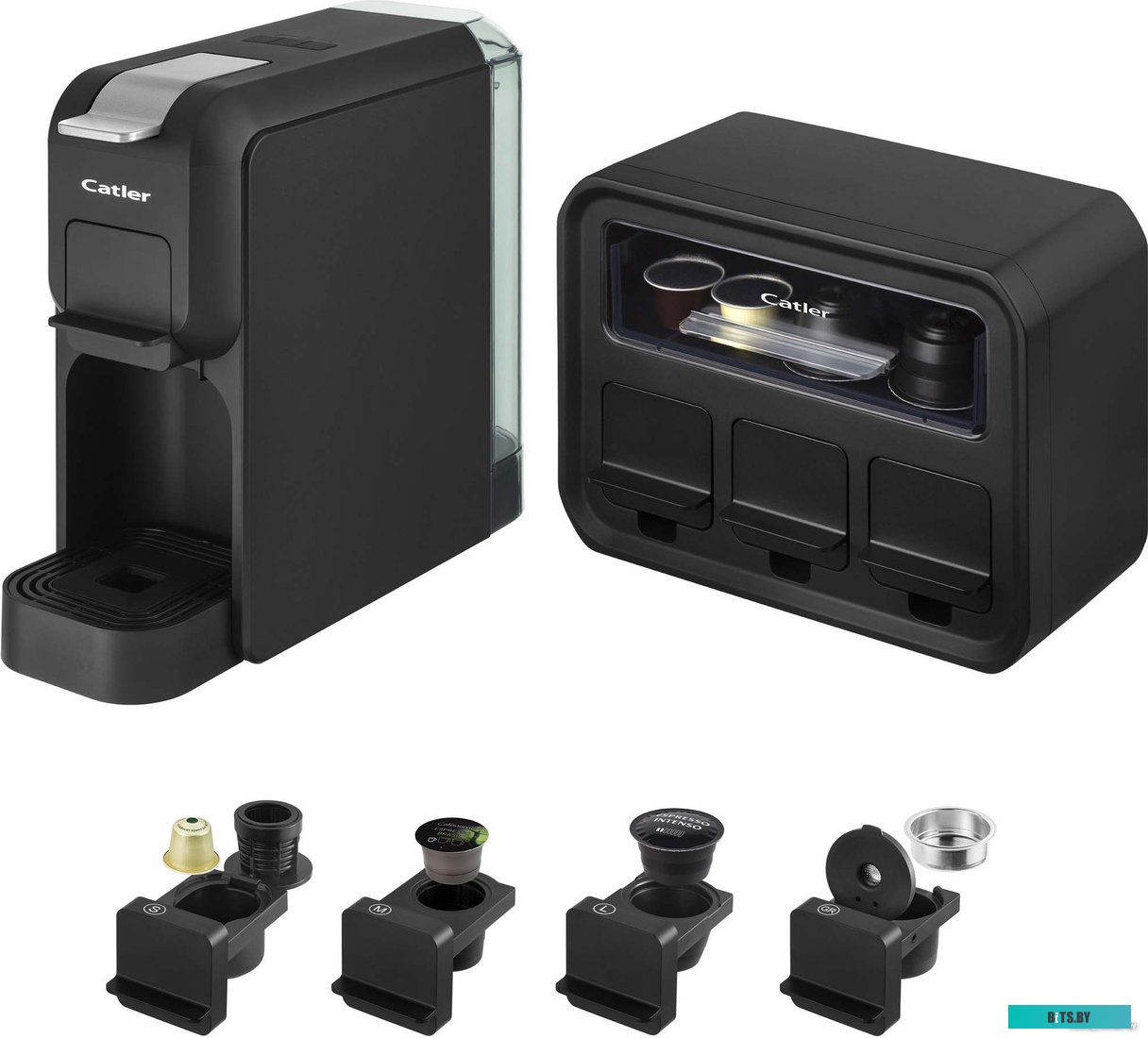 ES 721 Porto B Кофемашина для капсул и молотого кофе Catler ES 721 Porto B