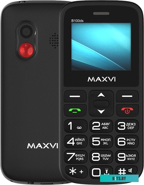 Мобильный телефон Maxvi B100ds (черный)