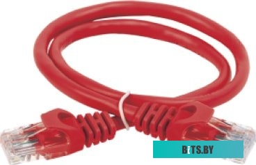 Кабель ITK RJ45 - RJ45 PC04-C5EU-05M (0.5 м, красный)