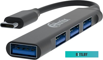 USB-хаб Ritmix CR-4401 Metal