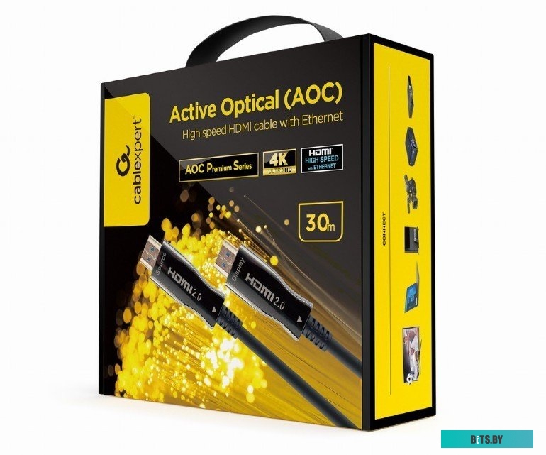 Кабель Cablexpert CCBP-HDMI-AOC-30M-02 HDMI -HDMI (30 м, черный)